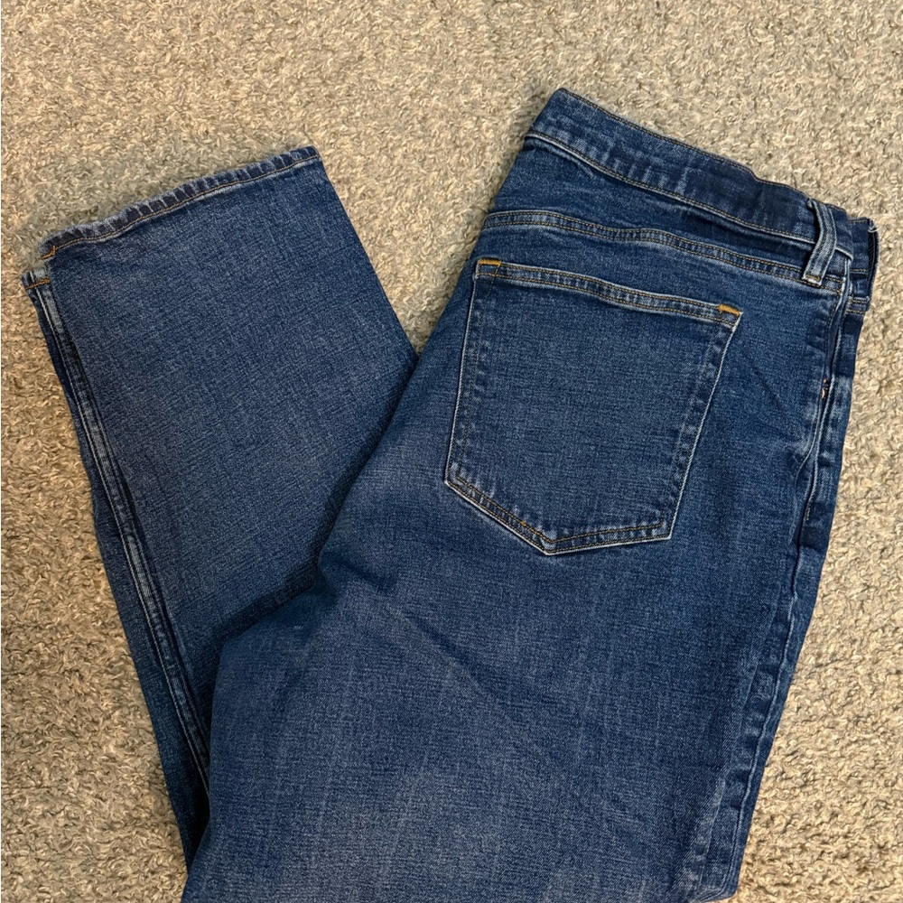 Abercrombie & Fitch Dark Blue Straight Jeans